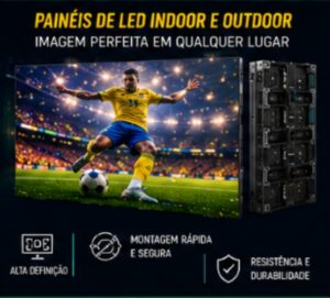 Soluções modernas para assistir aos jogos da Copa 2026 com tecnologia audiovisual e interação para o público em Goiânia GO