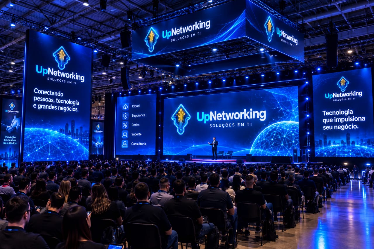 Aluguel de Painel de LED, Óculos VR, Totem Touch Screen, Holobox e Holograma 3D para o Futurecom 2026 em São Paulo